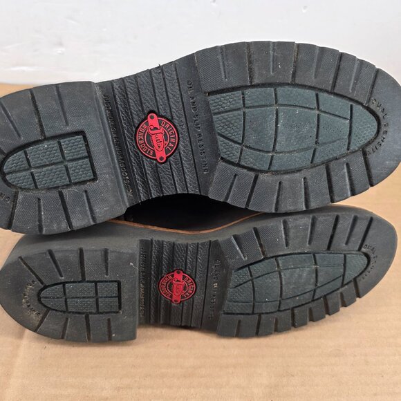 Justin Blueprint Men's 11" Leather Soft Non Safety Toe Boots Brown Size 9 D - Picture 7 of 16